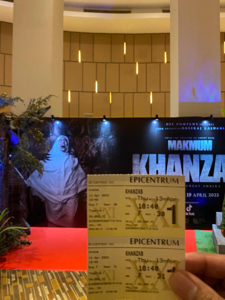 Berkesempatan Nonton diluan Film Khanzab , dari makmum universe Film ini bercerita lebih baik &amp; Cgi yang Cukup apik dan jumpscare yang petcha..  Semedi berhasil membuat kengerian dalam Film ini  serta Nuning asli Membuat mencekam dengan adegan brutal nya  !