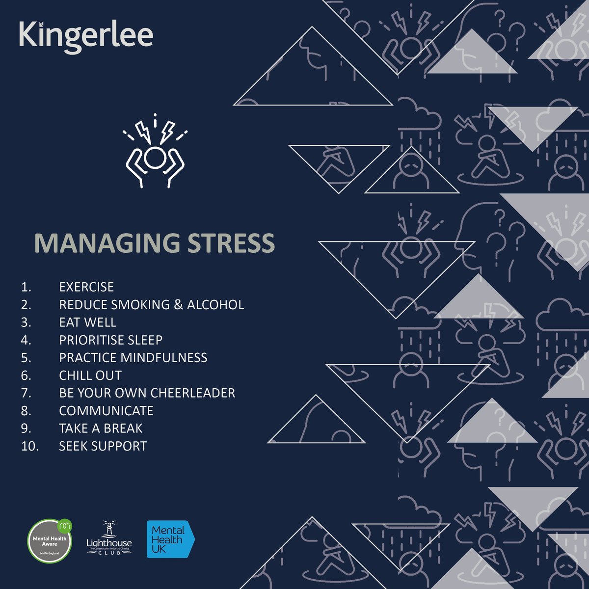 For our next post for #StressAwarenessMonth, we would like to share some valuable tips on managing stress. Feeling stressed over a long period of time can lead to mental health problems, so managing your stress levels is really important. #mentalhealthmatters #dealingwithstress