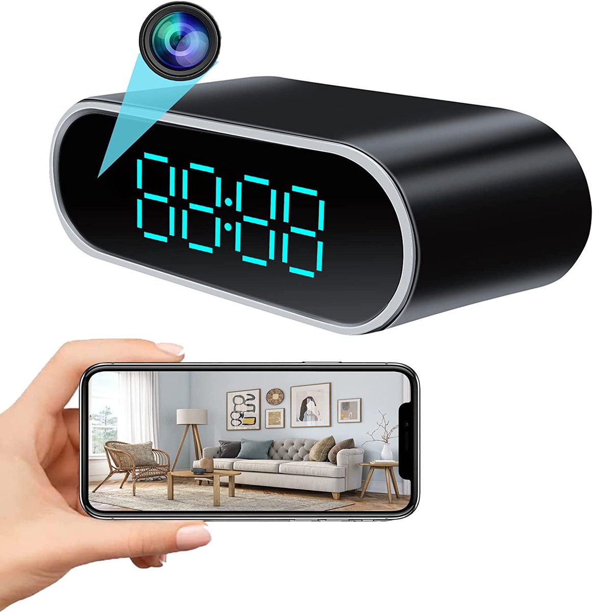 Qianzhi00931065's tweet photo. Hidden Camera Clock HD 1080P WiFi Alarm Clock Camera with Night Vision
$49.99

Country:US
Amazon
Recruitment Method
Follow /RT/ comment /DMa
Interested DM
#Amazon 
#Amazonreviewer 
#Diffusionhope 
#Freegoods #gift 
#commentator https://t.co/ir5vSS5pf0