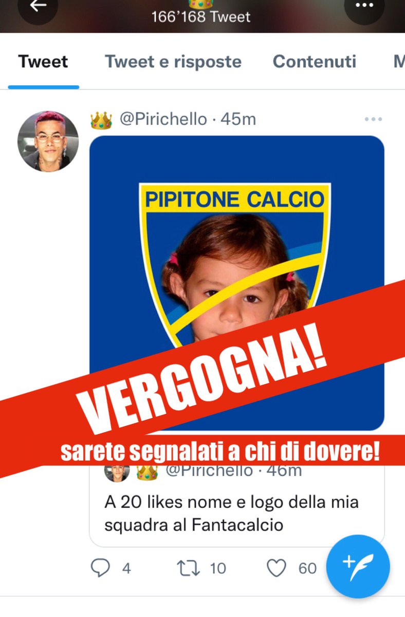 gnoooo (😭😭) user mary come osi prendertela con il pargoletto di capiten theo 😡👺 sei proprio una vergogna sparisci 😭