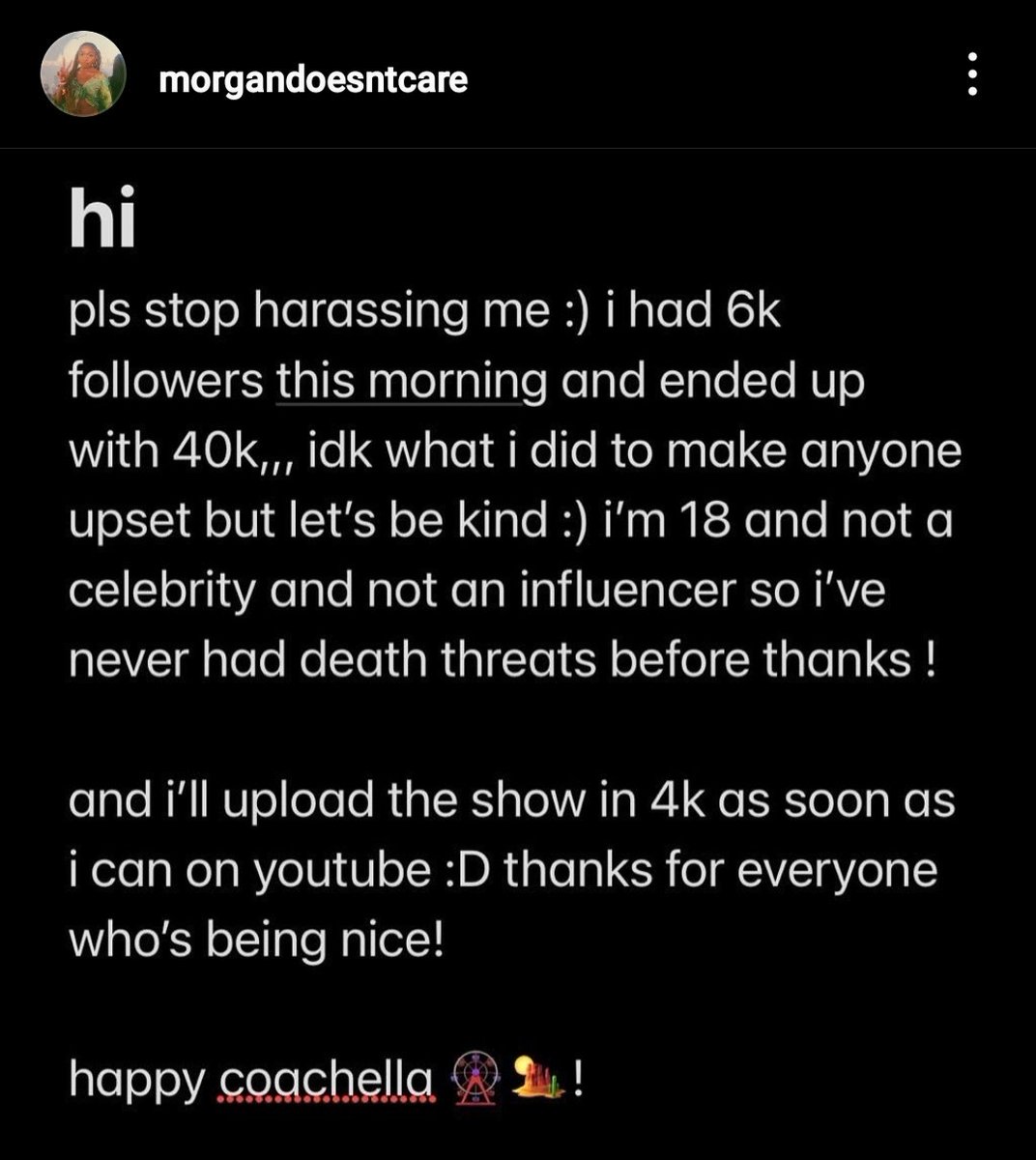 AL on Twitter: "How dare they do this to morgandoesntcare"