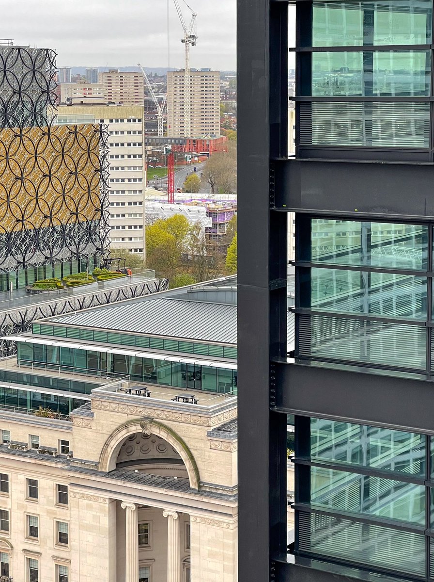 Feltip1982's tweet photo. What a Friday, thank you to @ParadiseBham for the wonderful opportunity to see the topped out One Centenary Way at the #HeartofBrum  - Fab to enjoy the views with fellow photographers and marvel at steel structure #OneCentenaryWay https://t.co/weu6pupaIa