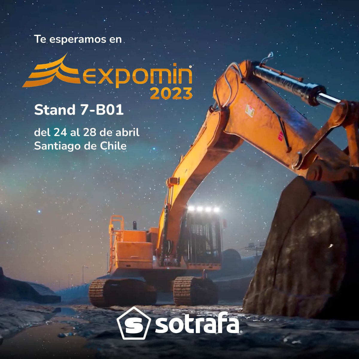 Attention mining professionals! ⛏️​
If you're attending #ExpominChile, we invite you to visit our stand 7-B01 and learn more about how we can help improve your mining operations. We look forward to showcasing our latest products and connecting with mining professionals.🌎