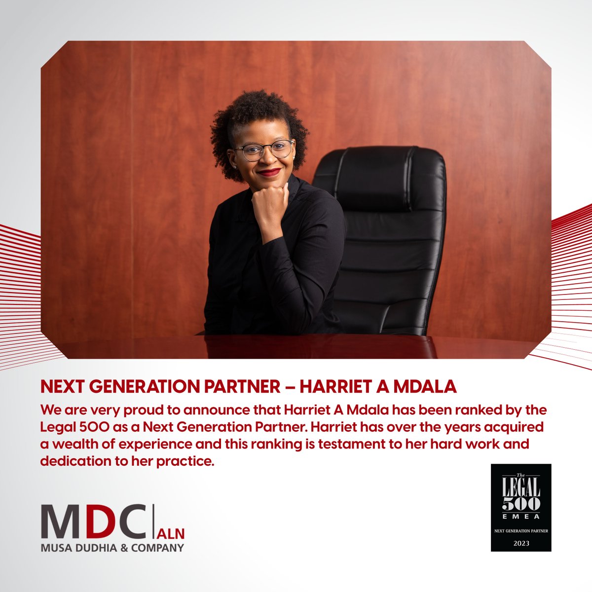 MusaDudhia's tweet photo. #MDC #Legal500 #NextGenerationPartner https://t.co/xuP2l4Aj0r