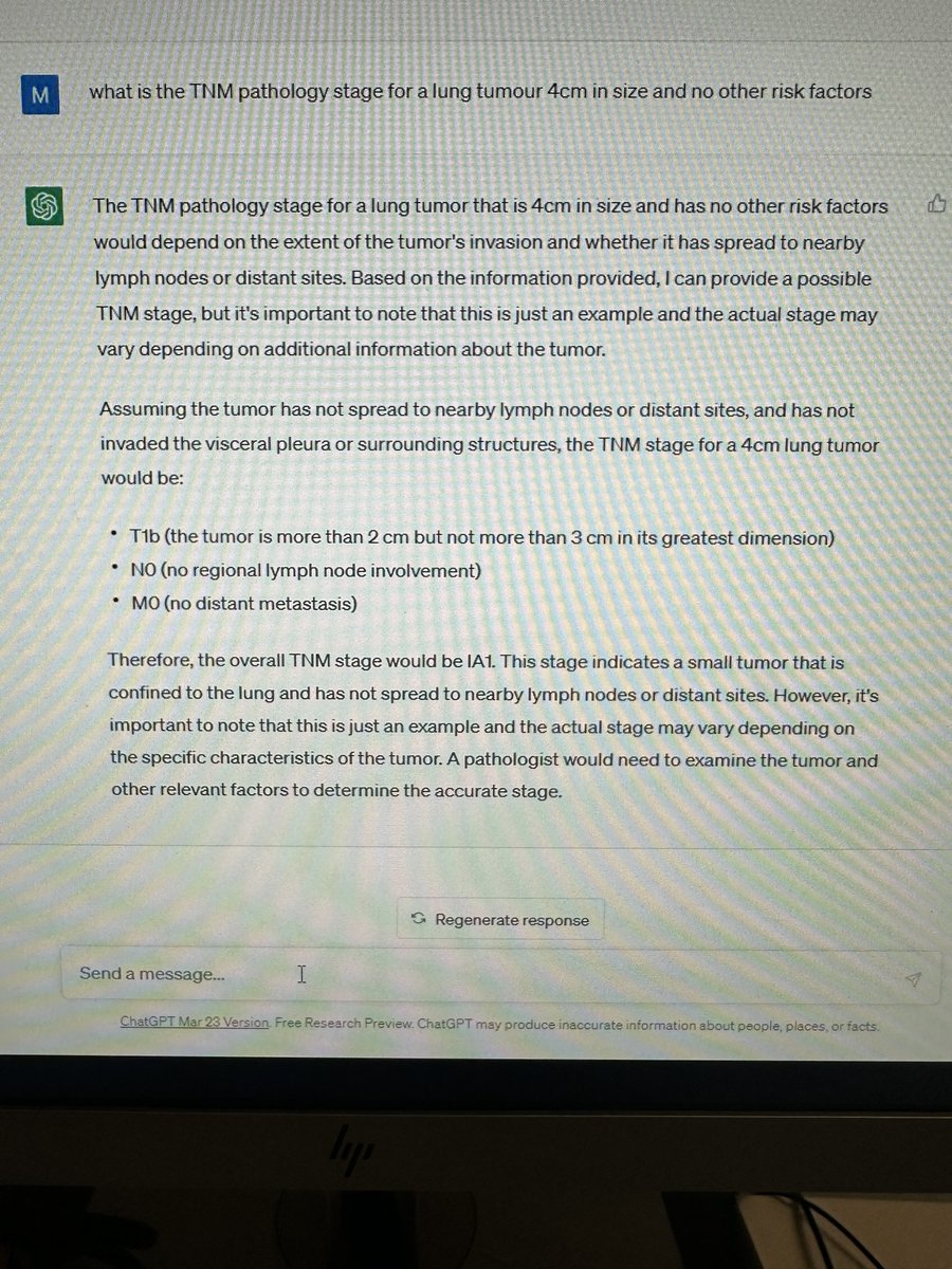 ChatGPT, safe to say not the most reliable source, yet 😆