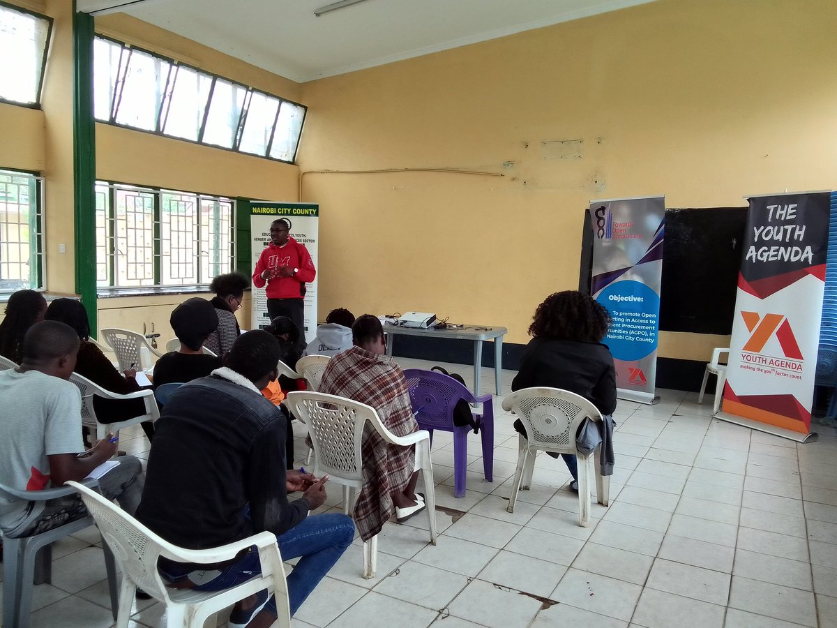 youthagenda254's tweet photo. Our Sensitization Forums on Open Contracting are still ongoing. Today we are in Makadara Subcounty sensitizing representatives of CBOs &amp;youth on promoting transparency &amp; accountability through Open Contracting in AGPO. 

#TowardsOpenContracting 

@KCDF @047County @OS_YouthCenter https://t.co/axRJPiZFju