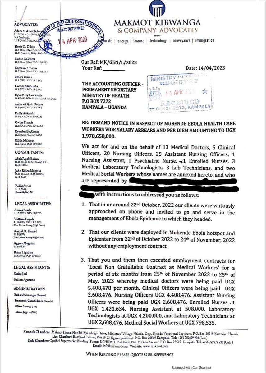 I think the health ministry needs to understand that all efforts made by health personnel in response to the national or community health thread is more than just a sacrifice but rather a calling. But what about a fair well after a good job, well i suppose we have limited choice