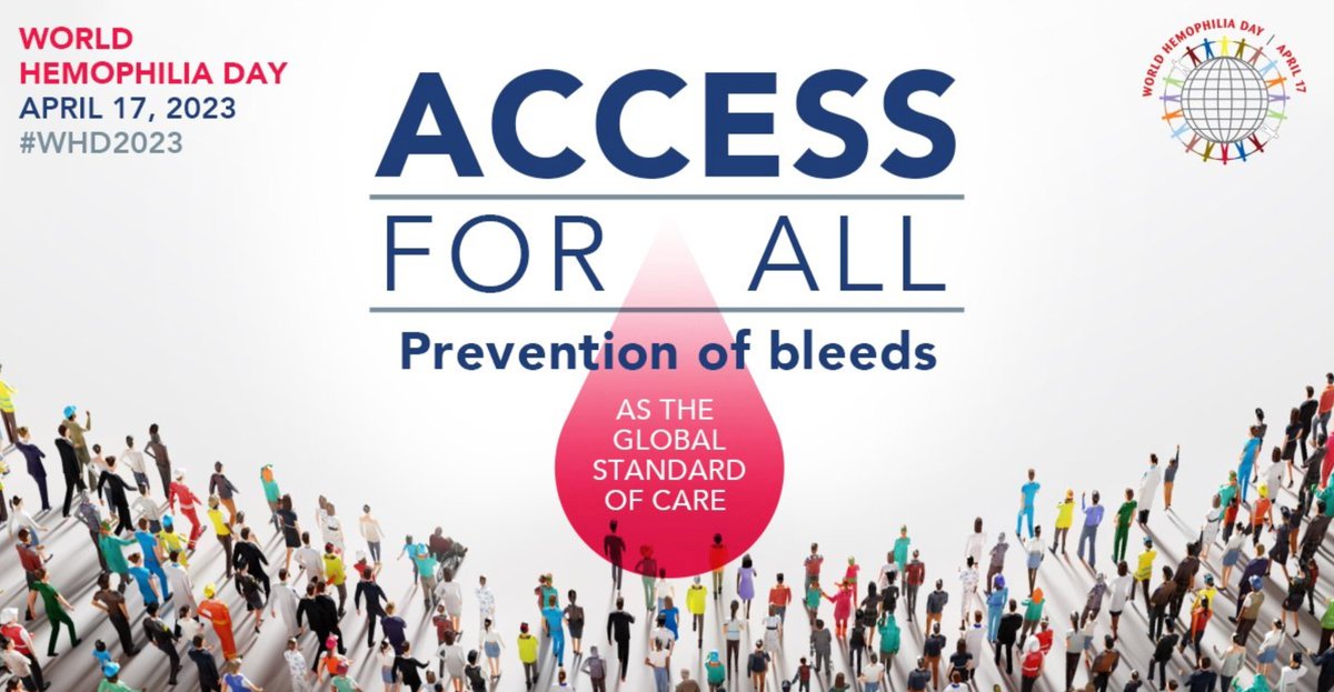 Today is World Hemophilia Day. The biggest problem worldwide is availability of treatment to most of the affected individuals, especially those in low and middle income countries. #Hemophilia #Haemophilia