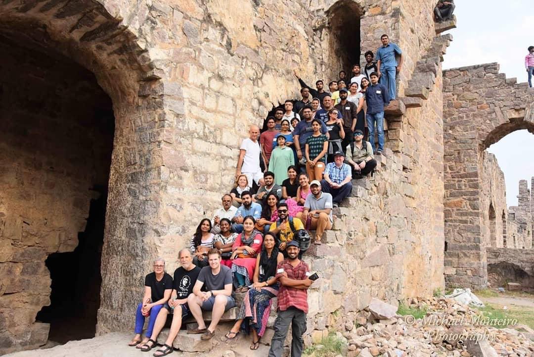 Memories of Golkonda Fort walk with <a href="/HyderabadTrails/">Hyderabad Trails</a> 

Absolutely on of my favourite sites in <a href="/incredibleindia/">Incredible!ndia</a> - in some 50 visits, often to introduce visitors from elsewhere in <a href="/UKinIndia/">UK in India🇬🇧🇮🇳</a>’s network and beyond. Not once did I fail to make a new discovery of my own.