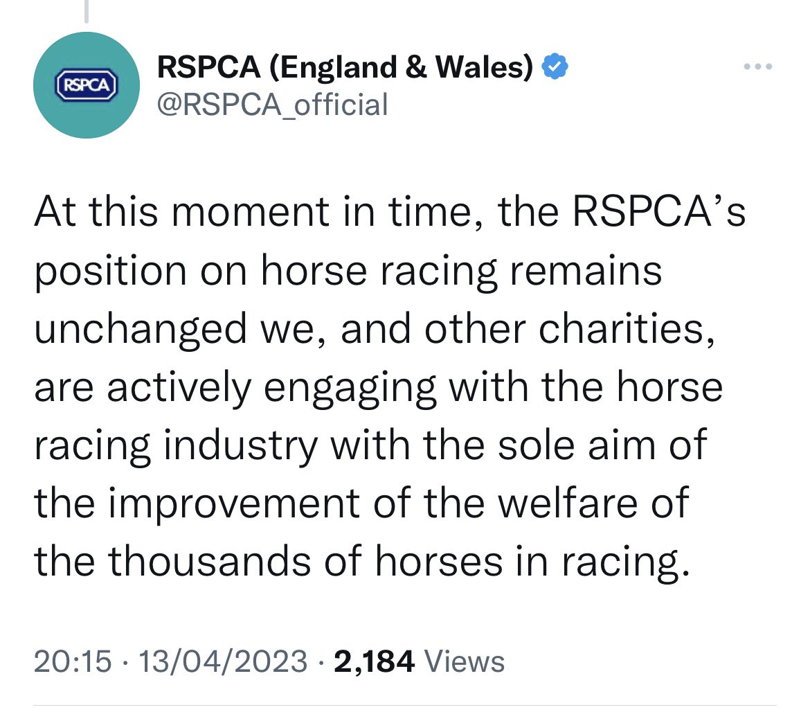 FOBRacing's tweet photo. Nicky Campbell describing the RSPCA as โthe good guysโ
Hmmmmmmm https://t.co/DJLOyLOMox