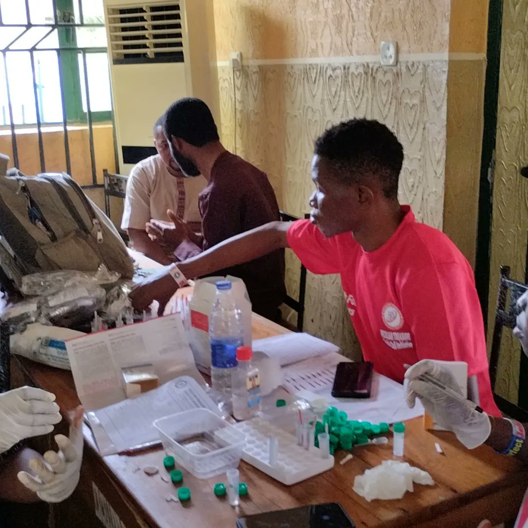 Pectreasure_SCI's tweet photo. Sickle Cell Sensitization and Free Genotype Tests conducted at RCCG, Dominion Embassy Parish, Osogbo. https://t.co/3g3UYO7oo2