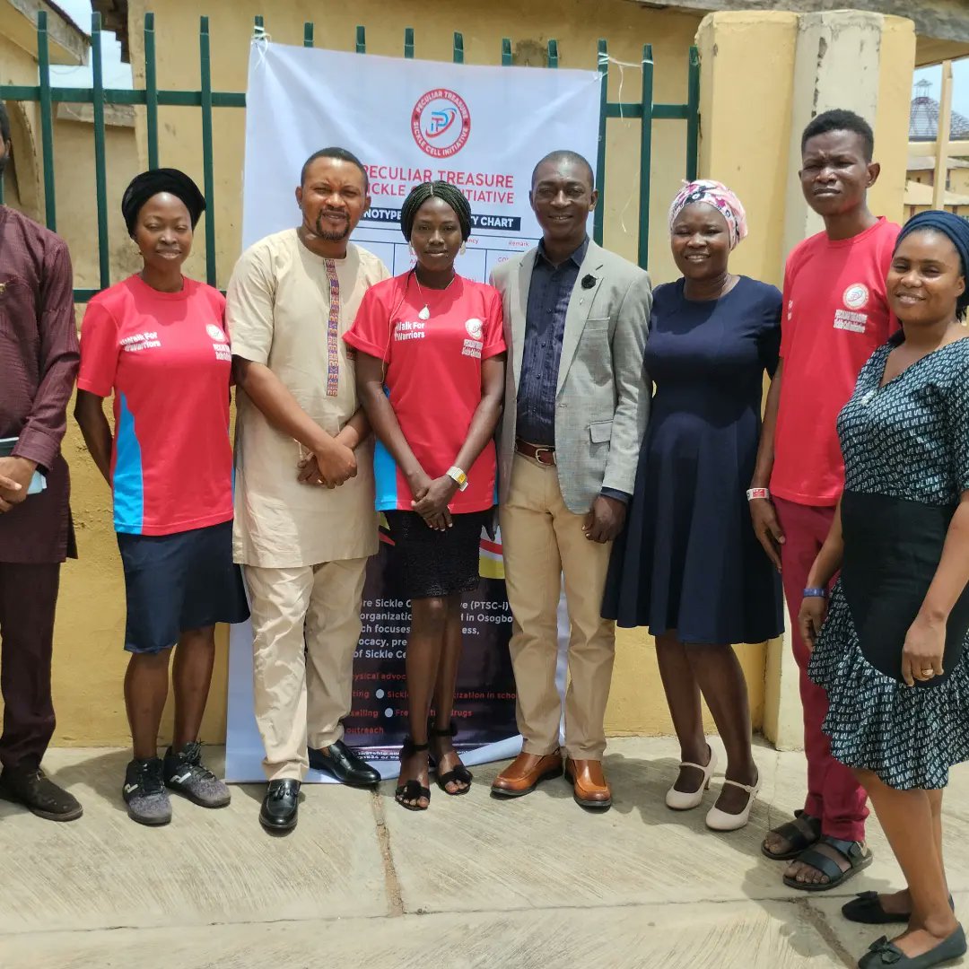 Pectreasure_SCI's tweet photo. Sickle Cell Sensitization and Free Genotype Tests conducted at RCCG, Dominion Embassy Parish, Osogbo. https://t.co/3g3UYO7oo2
