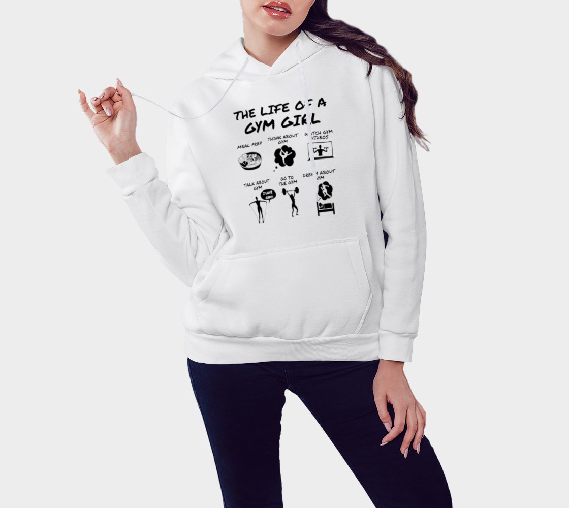 The life of a Gym Girl  Pullover Hoodie artofwhere.com/artists/thread… via @artofwhereteam 

#artofwhere #teepublic #teepublicdesign #redbubble #redbubbleshop #gymlife #weightlifting #workoutmotivation #workoutroutine #gymrat #GymTok #gymtraining #gymbro #gymbuddy #printondemandshop