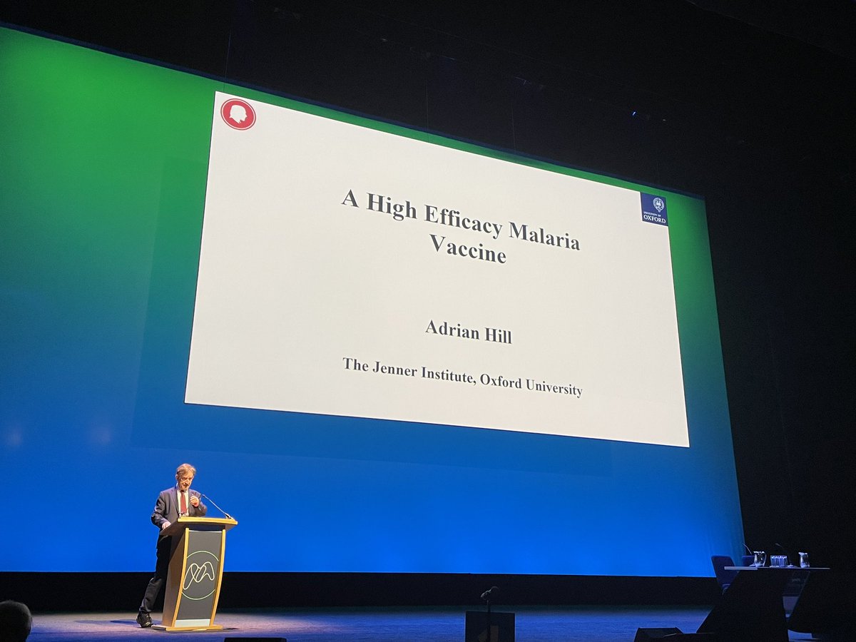 Prof. Adrian Hill is kicking off the #microbio23 conference with his hot topic presentation on #Malaria vaccine #malariacaccine. Topic can’t get hotter than this, with the new release of this wonderful tool towards eradicating malaria!