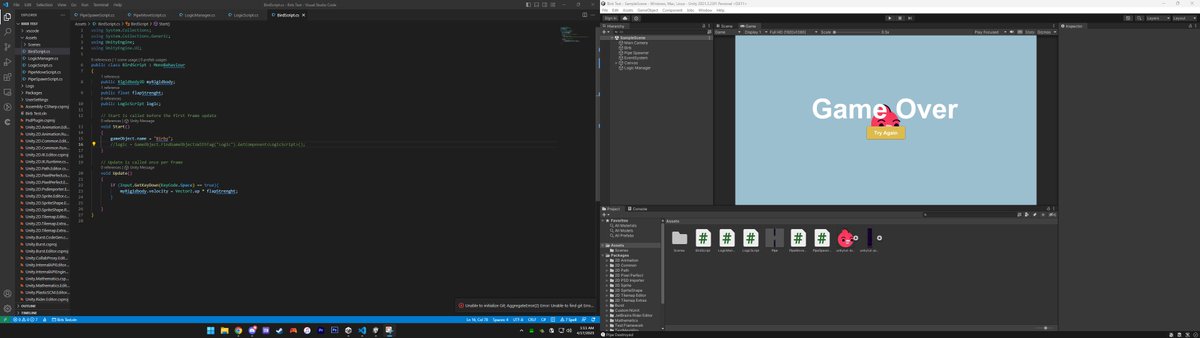 Decidutrix's tweet image. getting the feel of things

#indiedev #developer #code #vscode #IndieGameDev #indiegamedeveloper #indiegames #unity #unityengine #unity2d #startergame