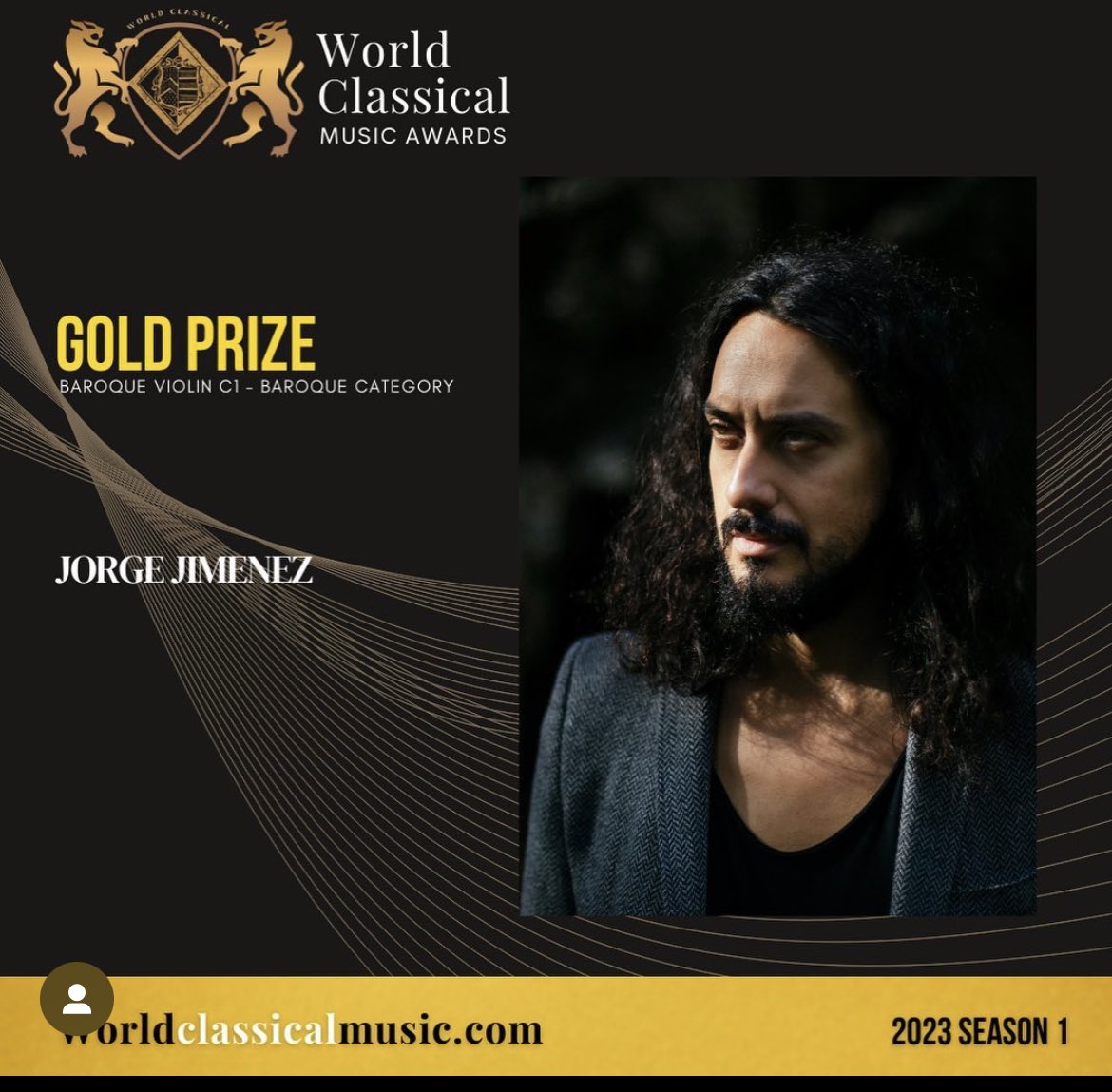 VNmusica's tweet photo. El cd de las Goldberg para violín solo que hicimos para Jorge Jiménez @Terciarealidad publicado en #panclassics ha recibido el Gold prize en el #worldclassicalmusicawards enhorabuena, trabajazo. #musicaclasica #musicabarroca #musicaantigua #premios @tenorvictor @GancedoSonia https://t.co/t3ZKKWYXyH