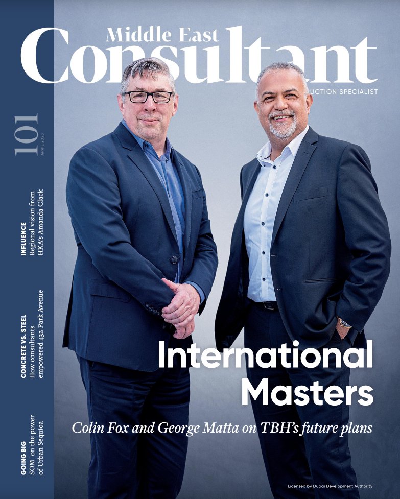 MEConstructionN's tweet photo. 📖 Middle East Consultant #MagazineSeries || April issue is OUT NOW! https://t.co/V3gedavxfC  >> With our amazing Cover feature on International Masters - Colin Fox and George Matta on TBH's future plans

#middleeastconsultant #cpitrademedia #commercialconstruction #magazineissue https://t.co/fsSucVY7XH