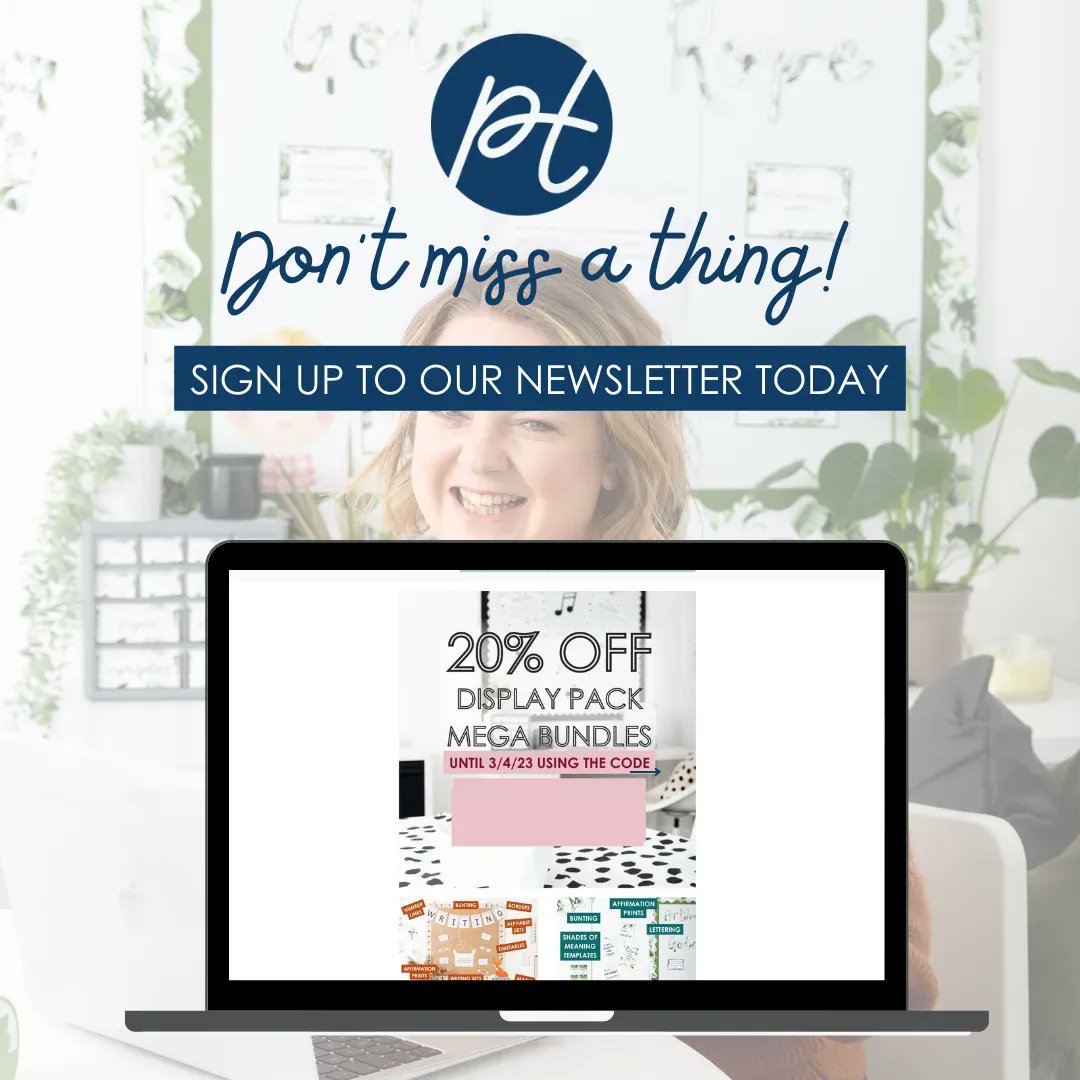 TPositiveTC's tweet image. To receive all our best deals and product information before anyone else sign up to our Newsletter here: buff.ly/438H0UV ! Don't worry, we wont spam your inbox, we know how busy you are! #BusyTeachers #OrganisedTeachers #TeacherTwitter