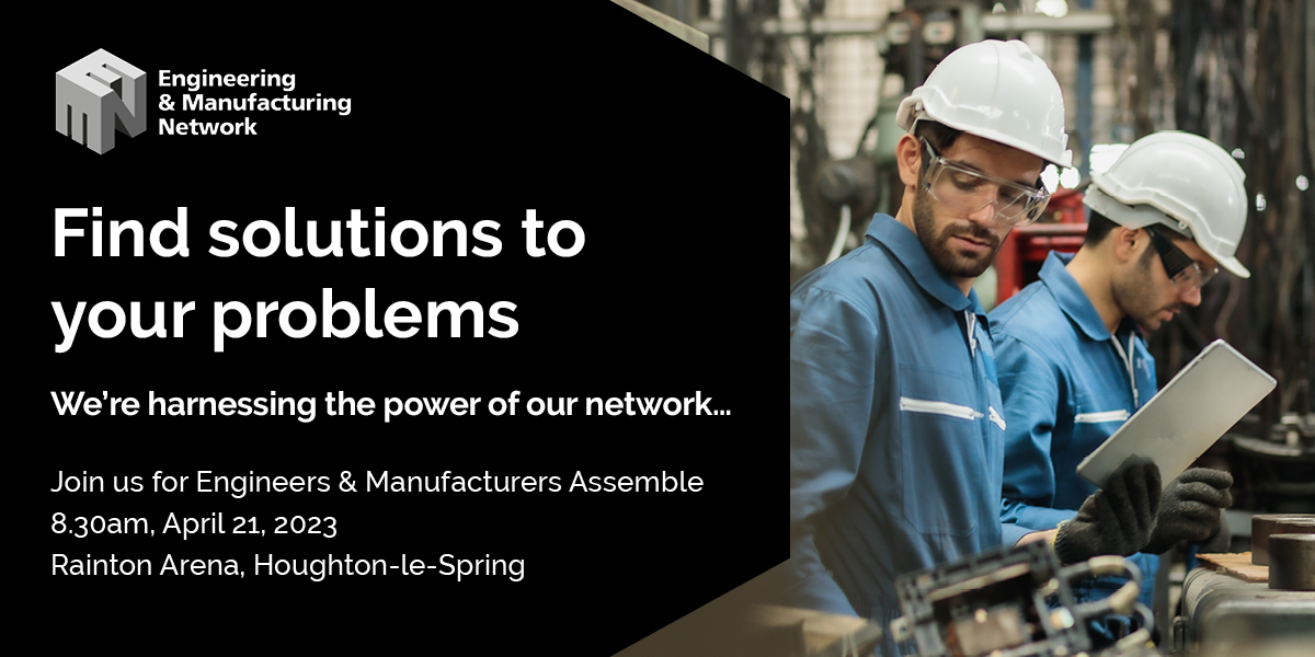 Need support in overcoming a challenge in your role or business? We’ll show you how the EMN community can help…
Join engineering and manufacturing businesses and staff for the free Engineers &amp; Manufacturers Assemble event at Rainton Arena on April 21.
eventbrite.co.uk/e/engineers-ma…