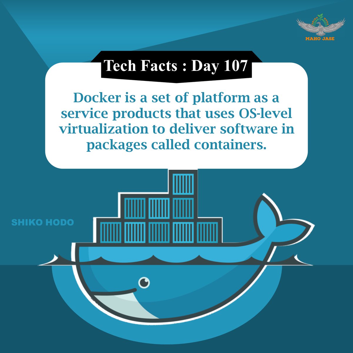 mahojase's tweet photo. Tech Facts : Day 107

#docker #programming #technology #dockercontainers #dockerfile #dockerdevelopment #development #dockerprogramming #dailytechfacts #Mjit https://t.co/4J2zCBKKv4