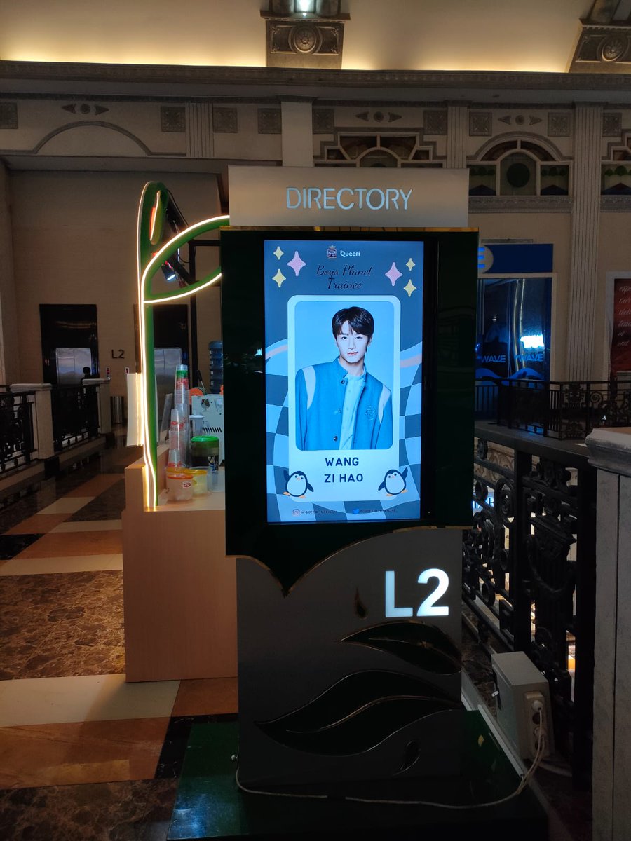[Ad Proof]
2nd Winner - World's Favourite Boys Planet Trainees 
#WANGZIHAO

Ad Location: Mall Directory Board, Jogja City Mall 
Ad Period: April 17 - April 23, 2023

#Queeri #Queeri_Vote