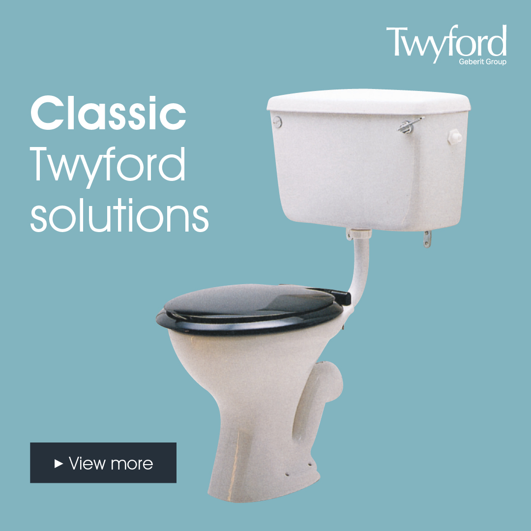 'The classic Twyford toilet and cistern options provide the flexibility to cover a whole range of installation requirements. To discover more download our NEW Everything Affordable Housing brochure bit.ly/3i6h70C'