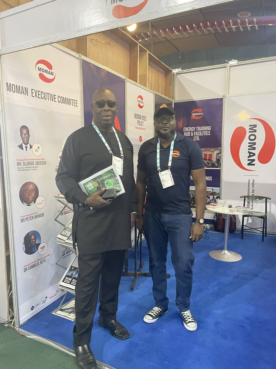 meman_info's tweet image. We are here at the Nigeria International Energy Summit (NIES) happening at Abuja International Conference Centre. Meet us up at our stand B20 to learn more about MOMAN and our drive to improve industry best practices in Nigeria and across Africa. 
#nies2023 #MOMAN #bettertogether