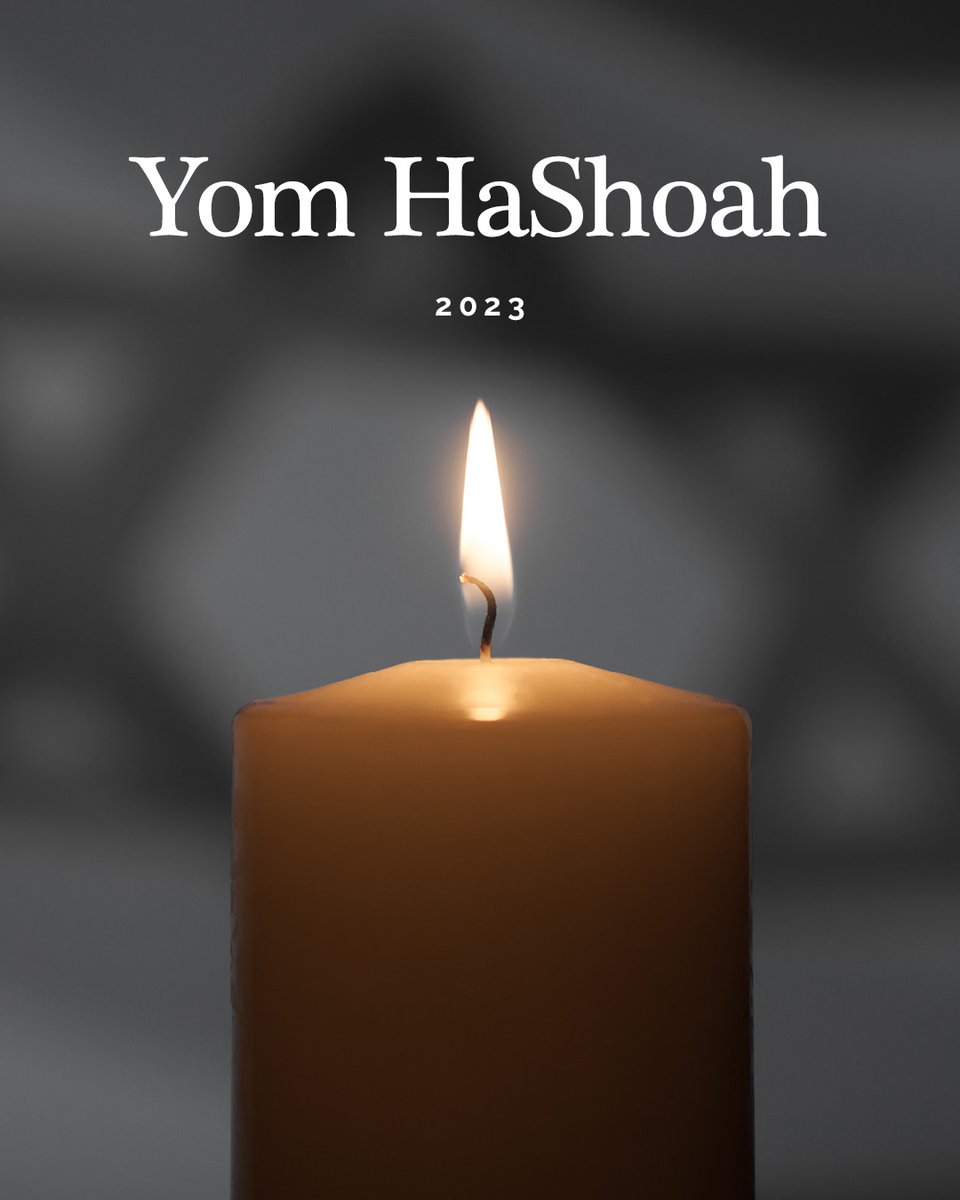 On Yom HaShoah we honour the memory of the six million Jewish men, women and children who were murdered during the horrors of the Holocaust.