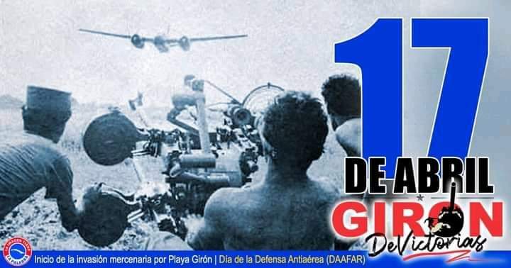 YaneGallardo4's tweet photo. Era la madrugada del 17 de abril  de 1961 cuando las  primeras luces y movimientos en playa Larga confirmaban el ataque de más de 2 mil soldados al servicio estadounidense y así  constituir un gobierno provisional contrarevolucionario
#TenemosMemoria https://t.co/0a2TbEoKuv