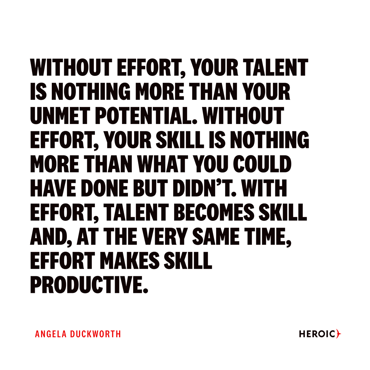 Today’s Heroic inspiration via <a href="/angeladuckw/">Angela Duckworth</a>

Day 1. All in. Let’s go, Hero! 🙌

---

Ready to activate your Heroic potential? Heroic Coach starts TODAY. Learn more and join us here: heroic.us/coach

#wisdom #selfmastery #personaldevelopment #heroic