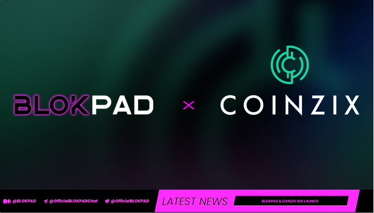 🚨BlokPad is delighted to announce our next launch on essential is <a href="/coinzixcom/">COINZIX</a> !🔥🔥

🚀Coinzix is a licensed fiat exchange and Bitcoin ATM network, serving as a primary fiat on/off ramp for the Romanian market, which is now looking to expand globally🚀

essential.bloklaunchpad.com