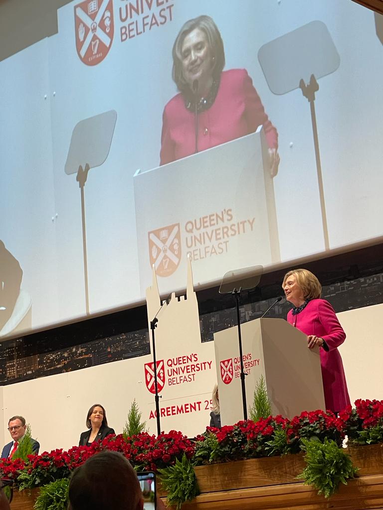 WalkerComm's tweet image. It’s truly a privilege to help manage this Historic event marking the 25th anniversary of the Good Friday Agreement at Queen's University Belfast. Such a positive impact on our society.