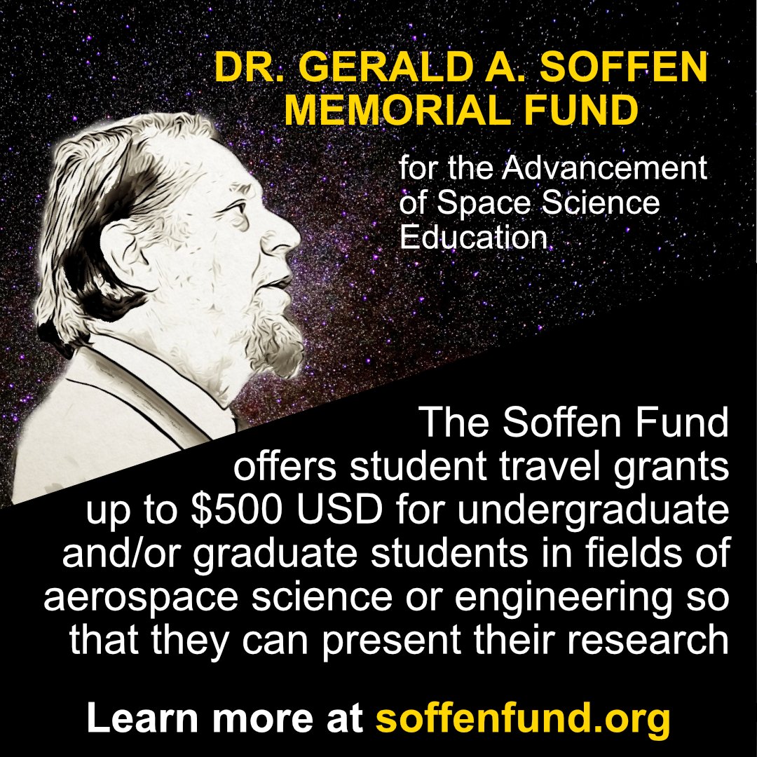 NASAAcademy's tweet photo. The Spring 2023 Soffen Fund Travel Grant applications are due May 8! https://t.co/6SAcymPfms