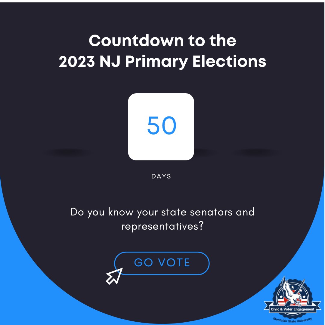 Montclair State U Civic & Voter Engagement tweet media