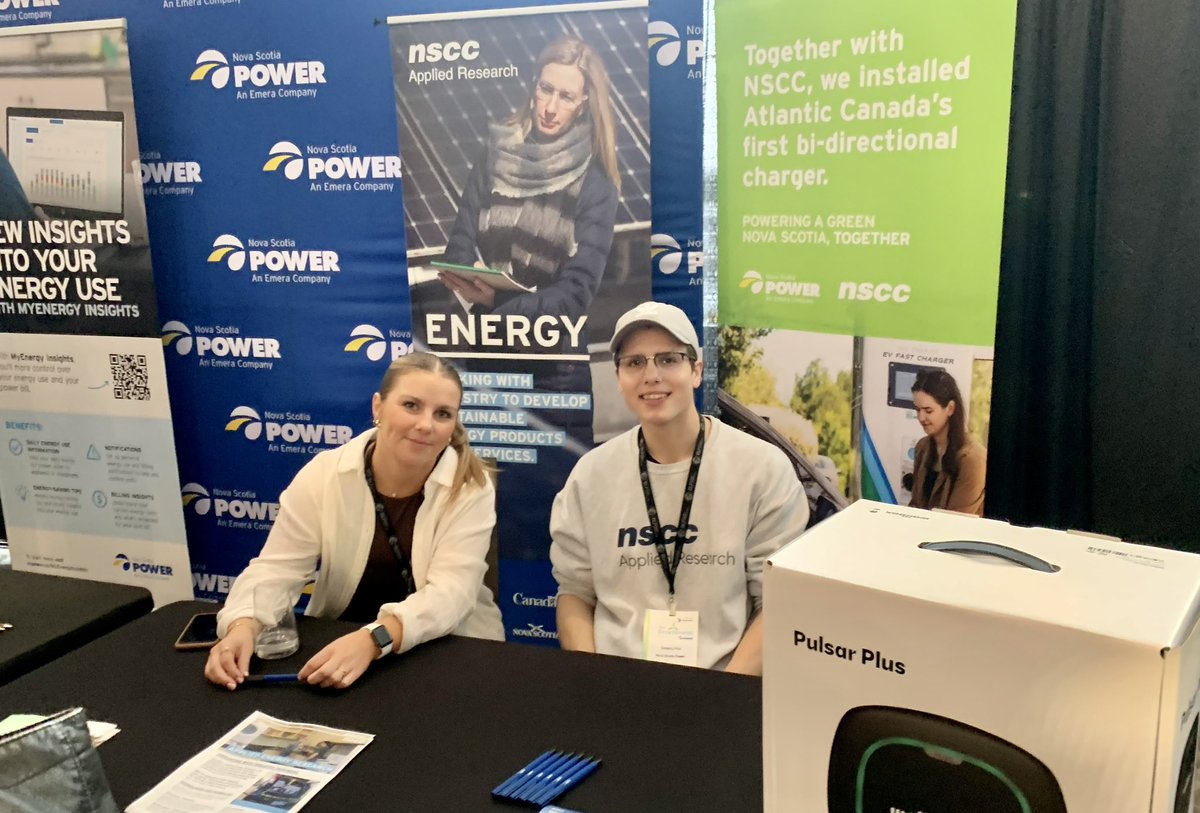 NSCCResearch's tweet image. Stop by @nspowerinc’s booth @SmartEnergyCan to learn about some of our joint sustainable research projects. 

#EnergyResearch #AppliedResearch #SmartEnergyEvent2023