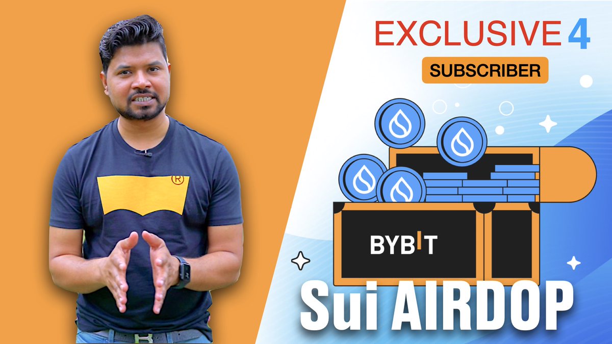 EverythingAjay's tweet photo. There is a lot of confusion and controversy regarding #Sui #ICO ‼️

SUI has announced that only WHITELISTED users can participate in SUI ICO on Bybit ‼️

But let me make it clear!

SUI ICO is exclusive for all everythinghindi subscribers who have joined from my referral link, even if you have not qualified for the whitelist allocation! 👀

To grab the #SUI ICO without any conditions:

1. Joined by using my referral link - https://t.co/k3e69zzrjg

2. Deposit a minimum of $50 in Bybit Funding Account

During Launch, you can place BUY/SELL order without any problem ‼️

ENJOY! 😉

@Bybit_Official @bybit_india