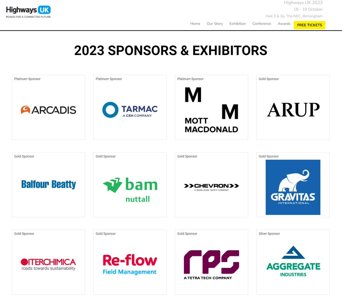 🐘It's great to see our name being featured next to some of the most prominent and influential companies in the Highways Industry.

Join us on October 18-19 2023, as Highways UK is the best place to make and build connections with those responsible for the nation's road networks.