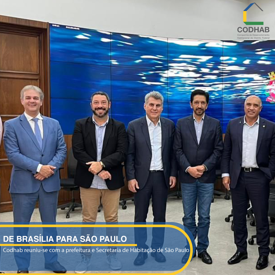 CodhabDF's tweet image. Codhab realiza visita à prefeitura de São Paulo para conhecer projeto habitacional 

Leia mais em: codhab.df.gov.br/postagem/codha…

#gdf #codhab #habitação