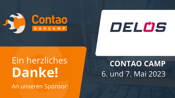 Ein herzlicher Dank geht an DELOS für die Unterstützung als GOLD Sponsor 🤝. 

Contao Camp:  6. &amp; 7. Mai 2023 in Regensburg. 
👉 Mehr erfahren über DELOS: delos.biz

Anmeldung Contao Camp: contao-camp.de 

#ContaoCamp23 #Contao #ContaoRocks