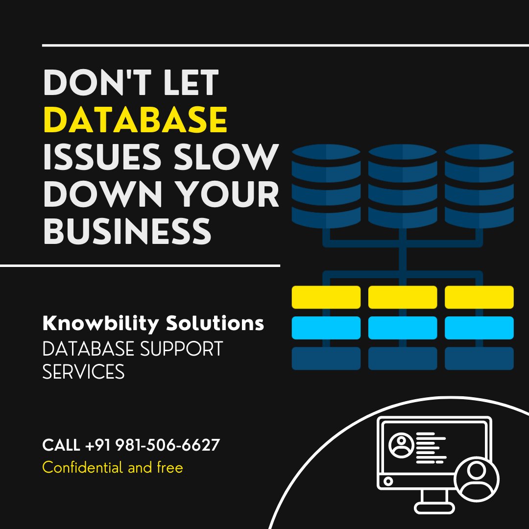 PuneetRampall's tweet image. Data is the lifeblood of any business, which is why our #Database Support Services are so critical.
Let us help you keep your data safe, secure, and always accessible. Click on the link to learn more. bit.ly/3A4YdBa
#DatabaseSupport #DataManagement #CloudDatabase