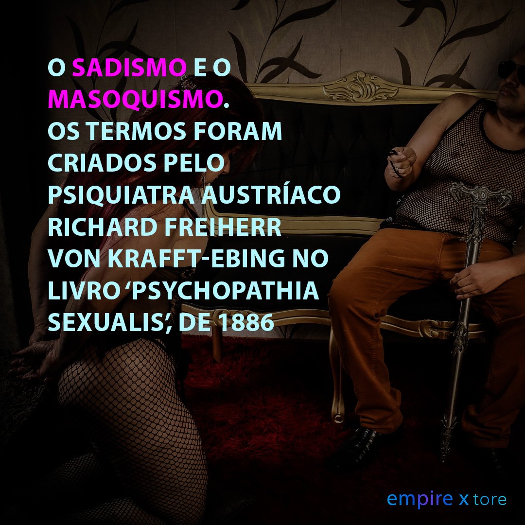 empirextore's tweet photo. Sadomasoquismo e um estilo de vida no qual vai além da sua forma de fazer sexo atual, cuja prática vai de cada pesssoa podendo fazer várias coisas diferentes e inusitadas. Site: https://t.co/MC6WoQ6cle https://t.co/6Bl4vWCSmg