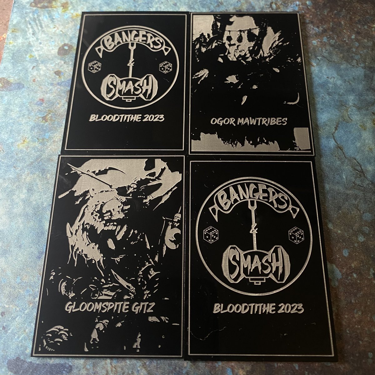 Aos_Tyler's tweet photo. Massive thanks again to @ppaintedstudios for the pairing cards we used at #Bloodtithe2023 I know a few teams were asking about them etc. Always highly recommended for everything you need to make your games so much more enjoyable! https://t.co/aXeYFhmRI4