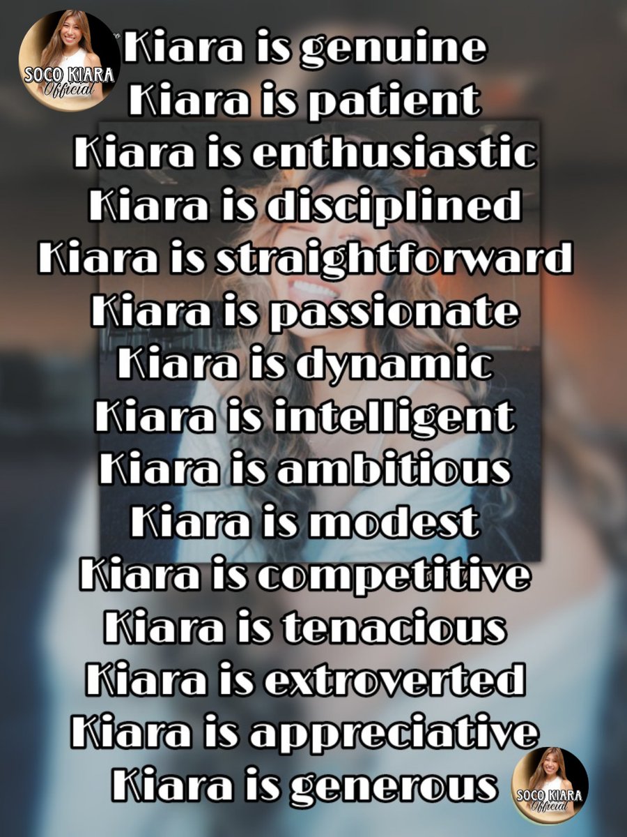 SOCO KIARA OFFICIAL tweet media