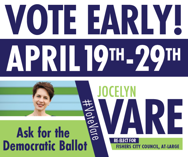 VareForFishers's tweet photo. I'm the first Democrat elected to Fishers City Council. Running for re-election to continue serving you. Your vote in the May 2 primary election will boost my campaign and will help better our community! 🇺🇸 You can VOTE EARLY IN FISHERS this Wed-Sat. At the polls, ask for a DEMOCRATIC BALLOT. 🇺🇸 #VoteVare
Plan to Vote: https://t.co/RGRIAoQY48