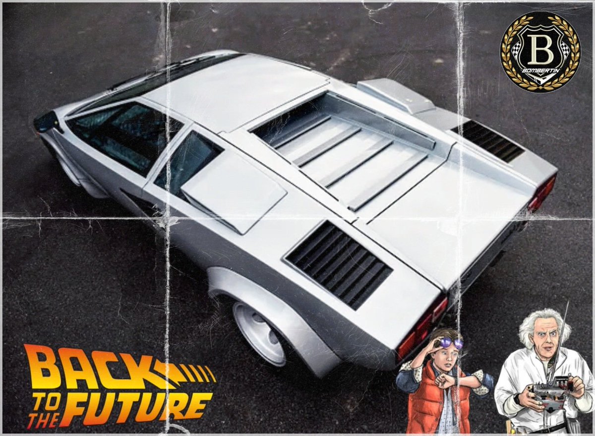 bombertin_GT's tweet photo. #BackToTheFuture #Lamborghini #lp500 #poster https://t.co/nZrneRUIyF