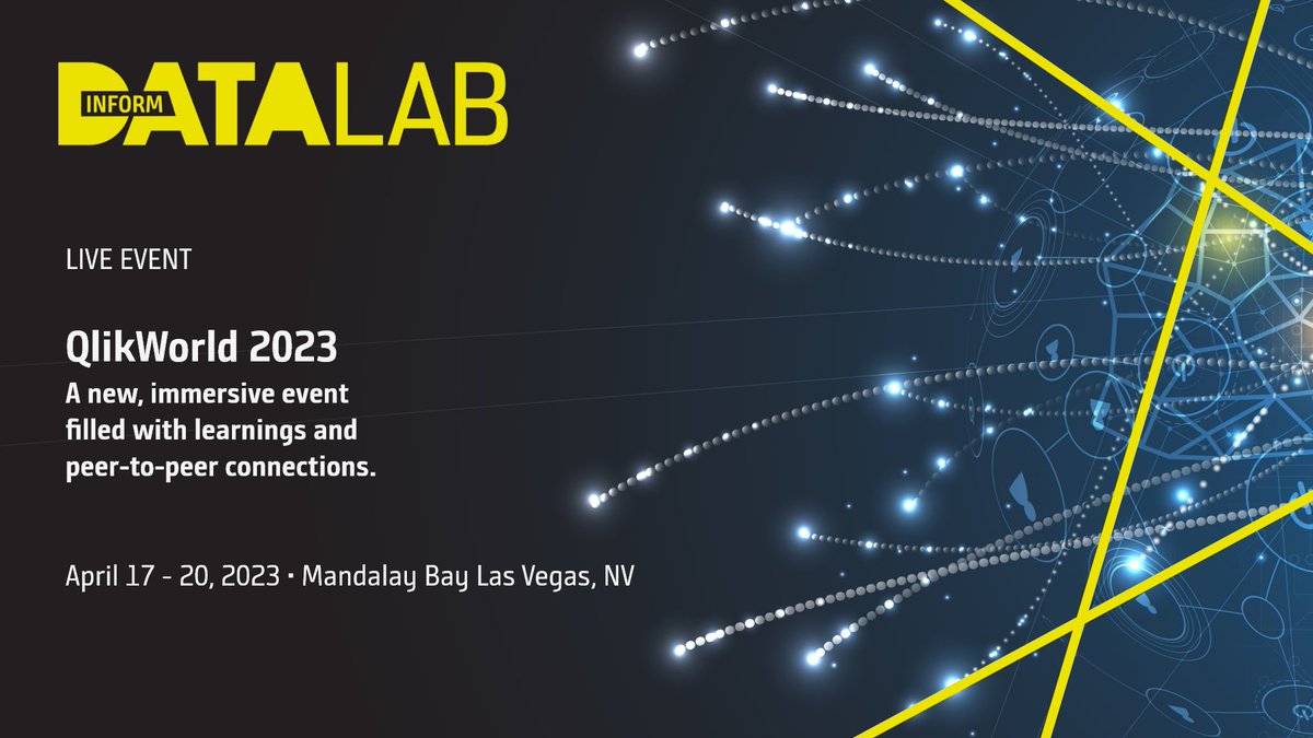 inform_datalab's tweet image. Excited to attend #QlikWorld2023 in #LasVegas! We can&apos;t wait to learn about the latest #dataanalytics trends and network with industry experts!