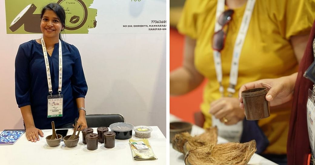 Wow!👏🏼👏🏼 This is the kind of innovation we need in the world! ♻️🌍 

Kudos to Ardra Nair from Kerala for turning coir waste into eco-friendly packaging for Food, Pharma, & Cosmetics through her company Greenamor Ventures. Let's support such #sustainable solutions! #greenpackaging