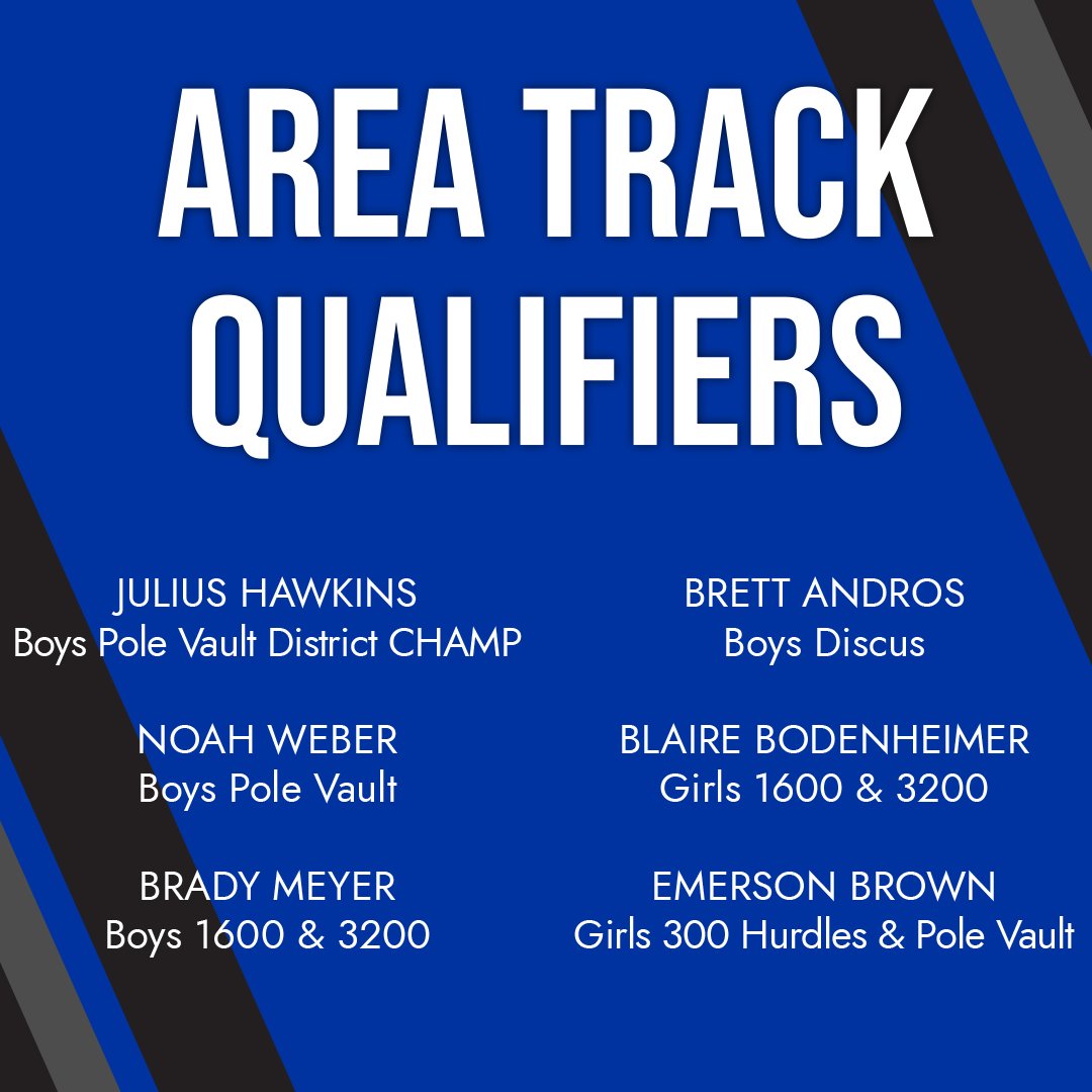Congratulations to these Spring Hill High School Track athletes! They qualified to advance and will compete at the Area Track Meet this week! Best of luck!