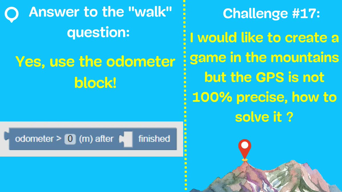 🚶‍♂️To make people walk use an odometer!

⛰But what can you do if the GPS is not precise about the next location?

#gamedeveloping #game #walk #gamification #LoQuiz