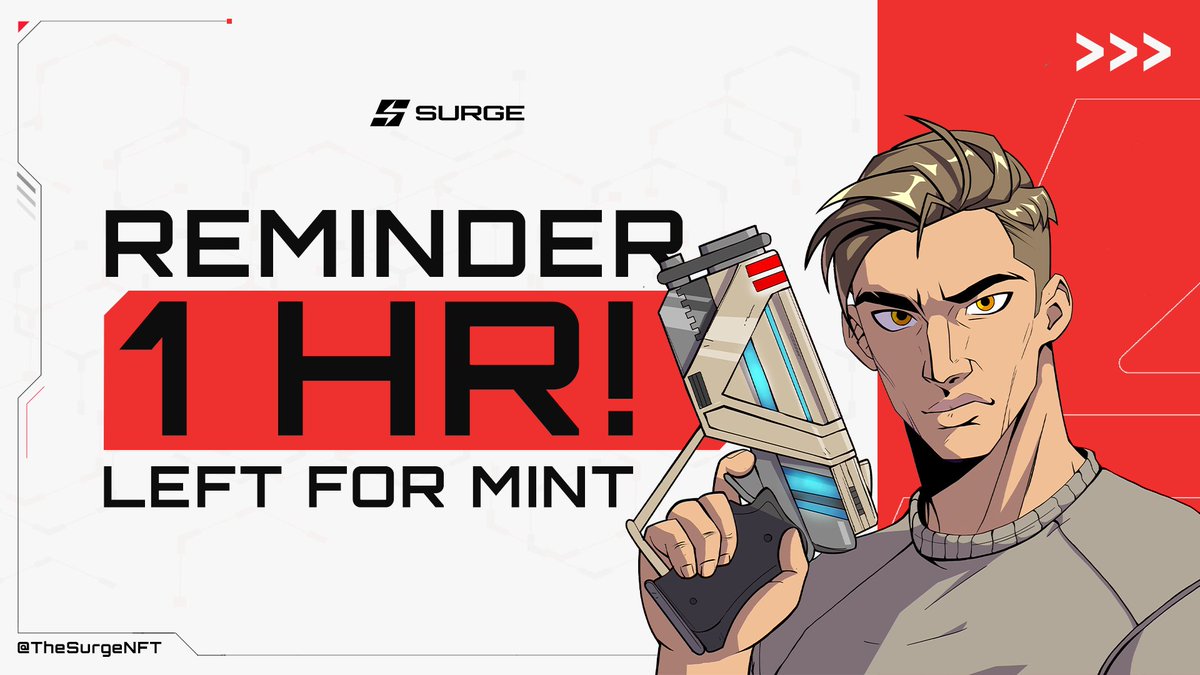// Mint will be live in 1 hour.

// Only True Bandits Allowed. No Weaklings.

Official Mint Website: surgenft.xyz

OfficialOpenSea: opensea.io/collection/the…

Contract: etherscan.io/address/0x2bd2…